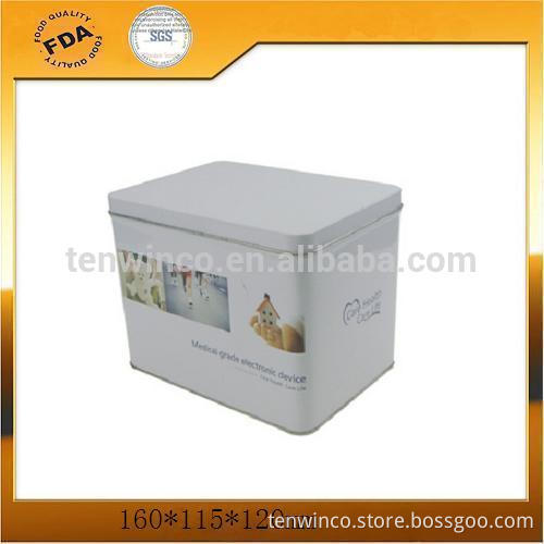 Square PrintedTin Boxes,Coin Tin Cans Medical electronic iron boxes